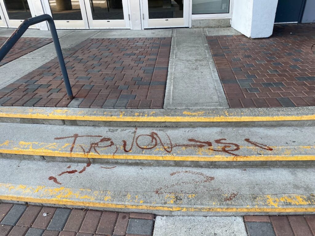 Surrey Graffiti Removal Before